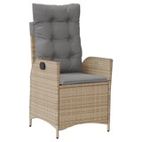 thumbnail of vidaXL 5-teiliges Garten-Ess-Set mit Kissen in Beige aus Poly-Rattan