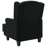thumbnail of vidaXL Massagesessel mit Hocker Schwarz Stoff