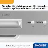 thumbnail of Exquisit Geschirrspüler EGSP6012-EB-030E inox | Spülmaschine 60 cm | ECO-Modus | Maßgedecke: 12 | Startzeitvorwahl | Einbaugerät