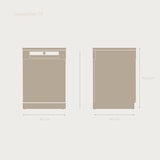 thumbnail of Lavavajillas EVVO D4, 14 Cubiertos, 8 Programas, Blanco, Ancho 600 mm