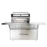 thumbnail of SANTOS P-618 Gasgrill Edelstahl mit 6 Hauptbrennern plus Infrarot-Heckbrenner und 800 Grad-Seitenbrenner