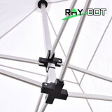 thumbnail of RAY BOT Gazebo pieghevole 3x4.5 arancione Exa 45mm alluminio con finestre PVC 350g