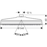 thumbnail of HG Tellerkopfbr. AXOR CARLTON 240 1jet D