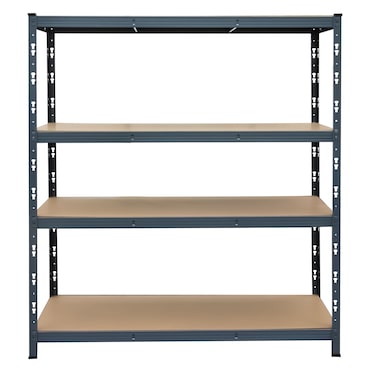 METRO Professional Scaffale per carichi pesanti KBT45, metallo, 160 x 60 x 180 cm, carico massimo scaffale 350 kg, grigio