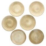 thumbnail of CLAY BEIGE 6er Set Kuchenteller Ø21,5cm Steingut beige Dessertteller Frühstück