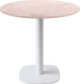 thumbnail of RestooTab - Tisch Round weiß Ø70cm Dekor Eiche bosco