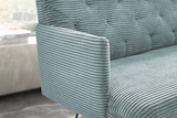 thumbnail of KAWOLA Esszimmerbank CHARME Cord hellblau 246cm