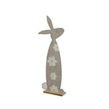 thumbnail of Dekofigur Osterhase 53cm Filz Blumenmotiv Dekohase Osterdeko Tischdeko Ostern Frühlingsdeko Osterschmuck Hase Figur Geschenk Beige