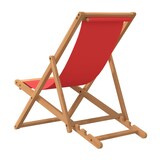 thumbnail of vidaXL Strandstuhl Klappbar Massivholz Teak Rot