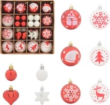thumbnail of vidaXL Weihnachtskugel-Set 40 pcs Rot und Weiß Kunststoff