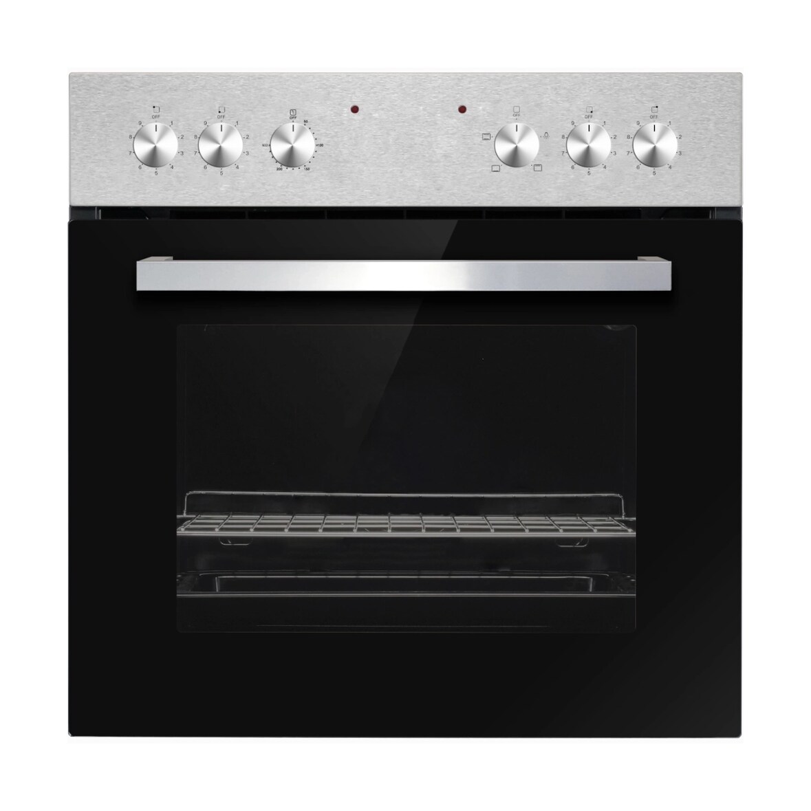 PKM Einbauherdset EHSM3IX, EEK A, 3 Backofen Funktionen, Edelstahlblende