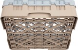 thumbnail of CAMBRO - 25S318-184 - Cesta de lavado 25 comp. 1 altura - 8,7 cm Ø máx. - alt. máx. 9,4 cm - 50 x 50 x 14,3 cm - Beige