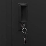 thumbnail of vidaXL Sattelschrank Anthrazit 53x53x140 cm Stahl