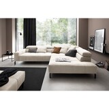 thumbnail of KAWOLA Sofá OHIO Sofá de esquina de pana fina blanco Recamiere derecha