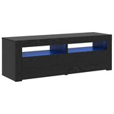 thumbnail of vidaXL TV-Schrank mit LED-Leuchten Schwarz Eichen-Optik 120x35x40 cm