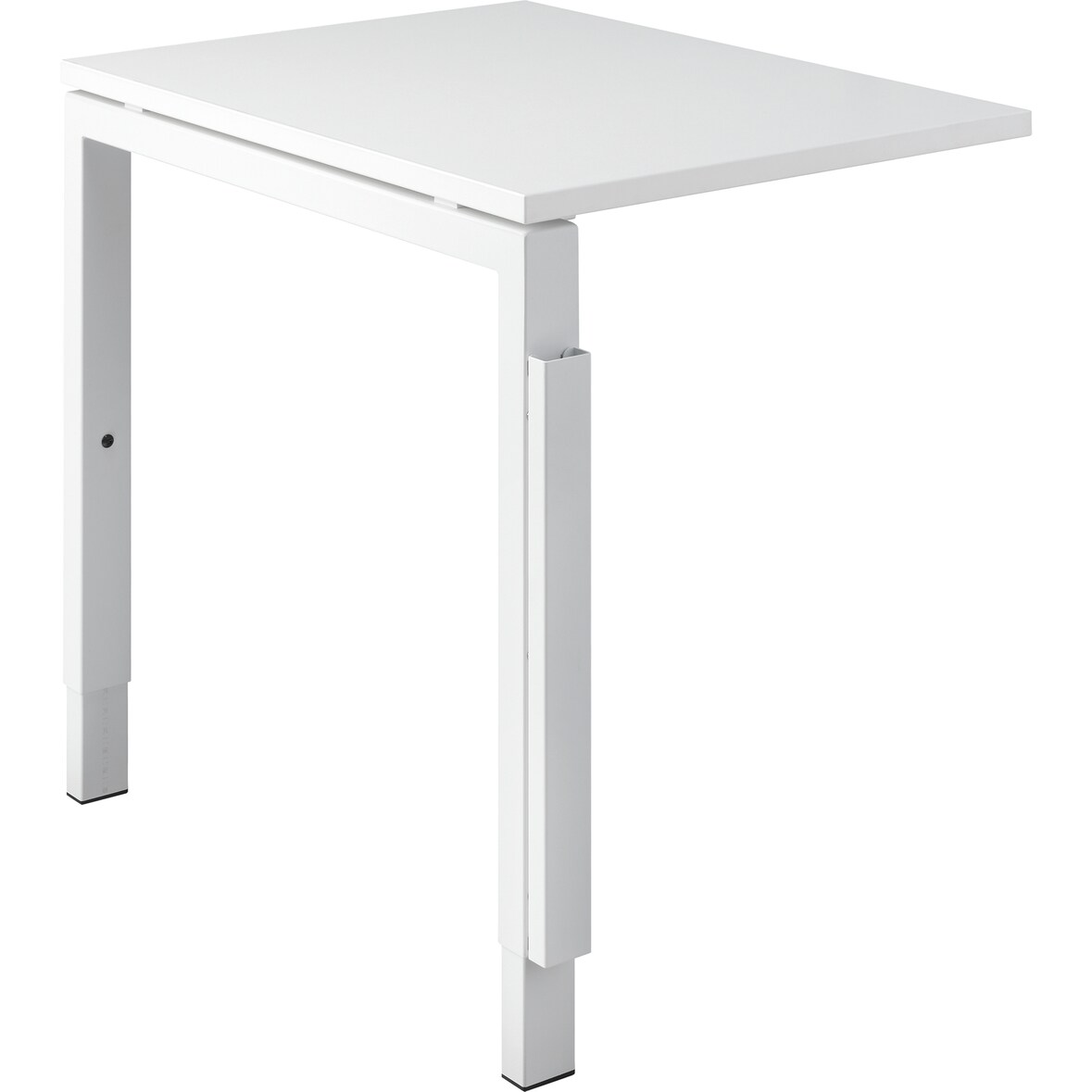 Kabelkanal vertikal für Rechteckfüße magnetisch Verkehrsweiß