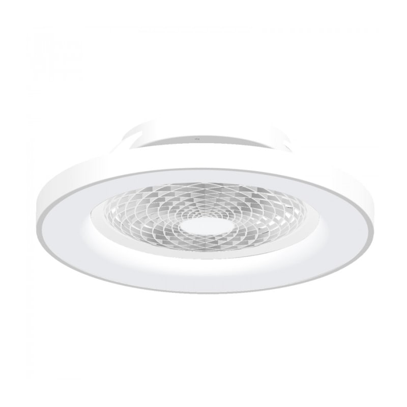 Plafón LED con ventilador TIBET BLANCO de Mantra