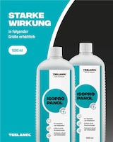 thumbnail of Teslanol 26045 Aktivreiniger (Isopropanol) - reinigt schonend und zuverlässig empfindliche Materialien - 1000 ml