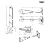 thumbnail of Novus MY twin arm 2.0 C Tischhalterung für 2 Monitore mit Tischklemme (910+6619+000)