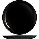 thumbnail of H&H Set 6 Piatti Piani Premiere, in Vetro Opale, Nero, 27cm
