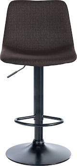 thumbnail of Barhocker Divo Stoff taupe/schwarz