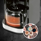 thumbnail of Barista Kaffeemaschine mit Mahlwerk inkl. Glaskanne - 12 Tassen für Bohnen & Pulver - 1.5l Kaffeekanne - 900W Edelstahl/Schwarz