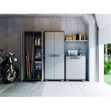 thumbnail of Keter Armadio Stilo Alto, 3 ripiani, 45 Kg di portata, Grigio, 68x39x173H cm