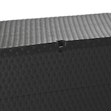 thumbnail of vidaXL Garten-Aufbewahrungsbox Anthrazit 120x56x63 cm PP Rattan