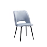 thumbnail of Mobiliara Chaises Eléonore velours bleu  - Livré monté - Lot de 2