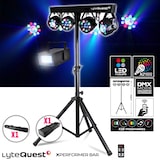 thumbnail of Pack X-Performer LyteQuest Portique + 4 PAR /UV/FRIZTAL DMX - 18 prog. - 2 sacoches - Mini Strobe inclus