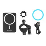 thumbnail of Chargeur Sans Fil Magnétique 15W Avec Support Téléphone Rotatif 360° Blanc Noir YONIS