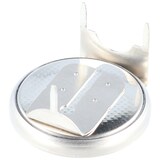 thumbnail of CR2032-1GU Lithium Knopfzelle liegend Printausführung 3er Print, mit ca. 10mm Printabstand am Pluspol 2er Print