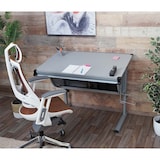 thumbnail of Schreibtisch Bürotisch Oxford, höhenverstellbar, neigbar ~ natur, Buche