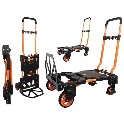 Sackkarre faltbar 136 kg 2 Positionen Professioneller Wagen mit Rädern BRIXO