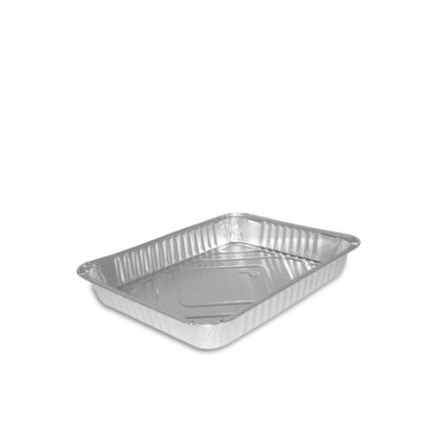 500 Alu Menüschalen Assietten ungeteilt 227x177x30mm 60my