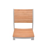 thumbnail of METRO PROFESSIONAL Cadeira empilhável Lynx, alumínio/madeira de eucalipto, prateada