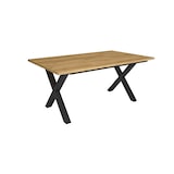 thumbnail of Mesa Sala de Jantar, Mesa Cozinha, 167x90x74cm, Para 8 pessoas, Móveis Sala Jantar, Estilo industrial, Carvalho Forma X _538_6