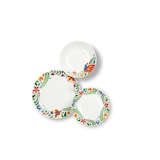 thumbnail of Juego de vajilla de porcelana multicolor Excelsa Fiesta de 12 piezas