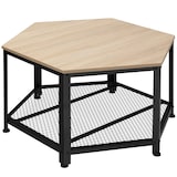 thumbnail of tectake Mesa de centro Norwich 86,5x75x46,5cm  Madeira Industrial Clara, Carvalho Sonoma