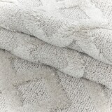 thumbnail of Teppich Wohnzimmer 3D Geometrisch Modern Waschbar Strapazierfähig Esszimmer OEKO-TEX Rund Creme 200x200 cm – GENF von Kadima Design