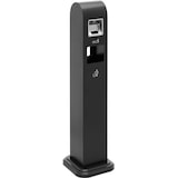 thumbnail of ulsonix - Staande asbak - met afvalbak - voor buiten & binnen - afsluitbaar - 32 x 30 x 120 cm