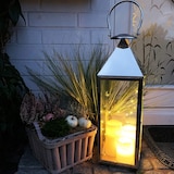thumbnail of XXL Windlicht Edelstahl Gartenlaterne 54cm