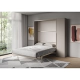 thumbnail of Cama de casal dobrável vertical Versia 160 com guarda-roupa direito de 1 porta Argilla
