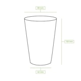 thumbnail of Pappbecher (beschichtet) 500 ml / 20 oz, Ø 90 mm, weiß, 1000 Stück