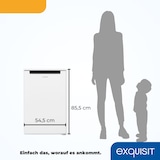 thumbnail of Exquisit Gefrierschrank GS81-040D weiss | Nutzinhalt: 87 L | Standgerät