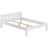 thumbnail of Doppelbett Futonbett 140x200 Massivholz Kieferbett weiß Rollrost Matratze 60.38-14 W M