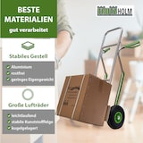 thumbnail of Sackkarre mit Treppenrutsche Traglast 200 kg Aluminium Lufträder Stapelkarre Transportkarre