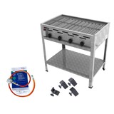 thumbnail of ChattenGlut Gasbräter 4-flammig 18kW Standgerät Edelstahlrost mit DGUV