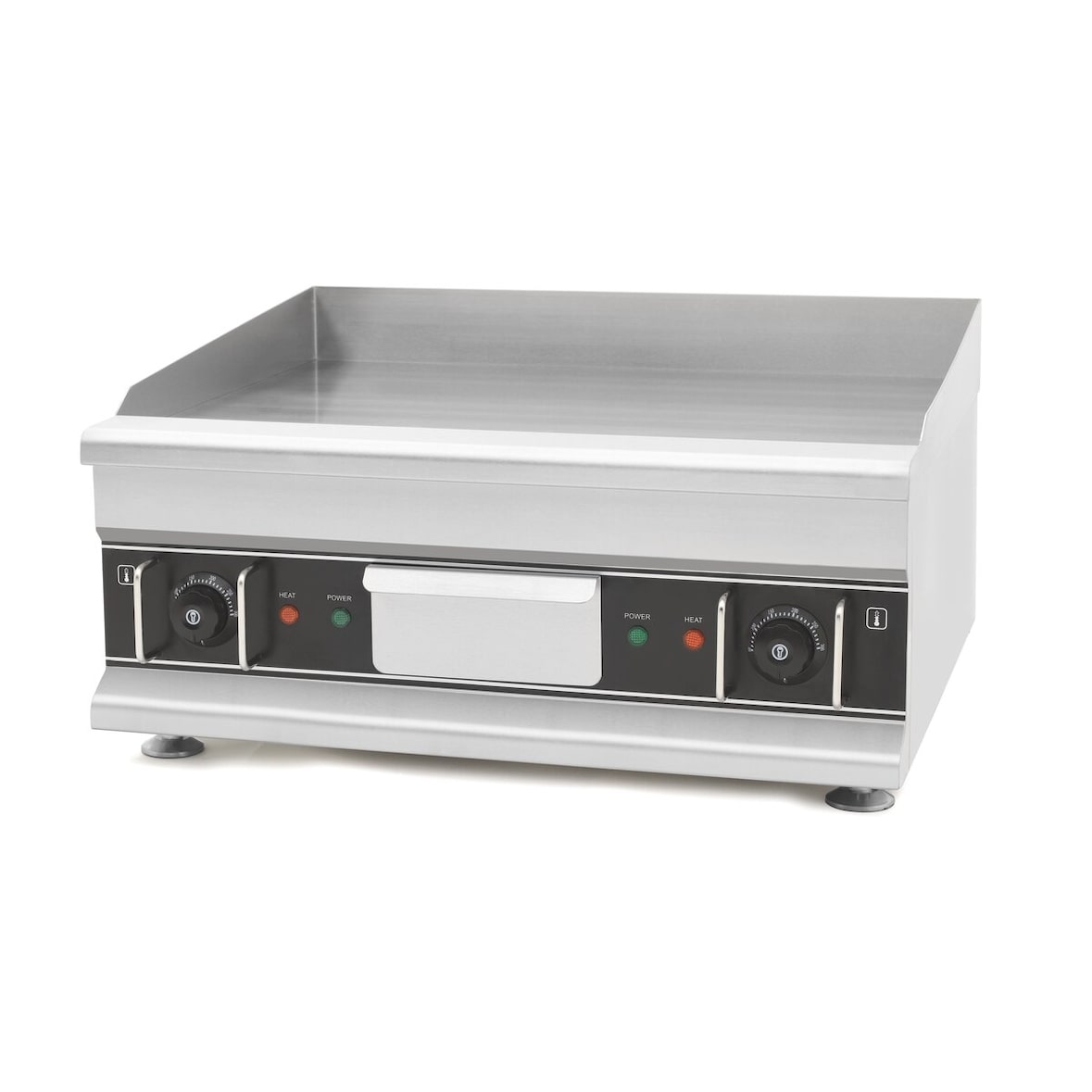 GastroHero Elektro-Grillplatte Eco 596x398 glatt, verchromt - Tischgerät