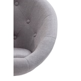 thumbnail of Taburete de trabajo London V2 en tela Gris